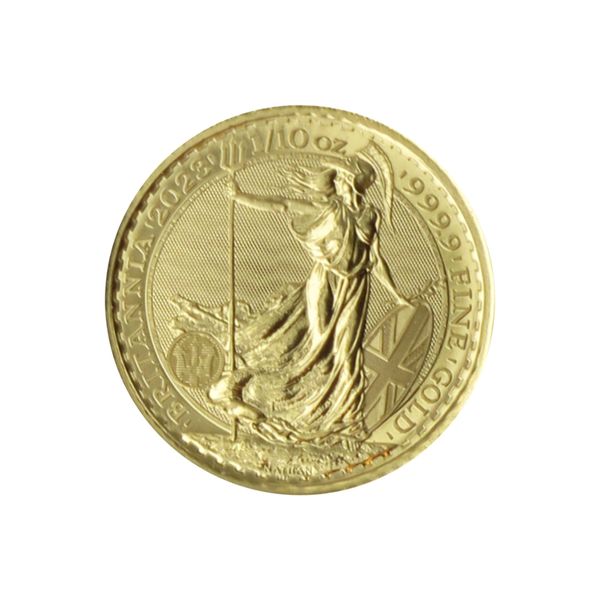 Großbritannien  10 Pfund Britannia  2023, 1/10 Unze