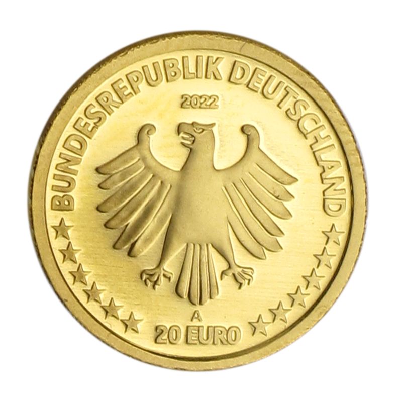 BRD 20 Euro Gold, 2022,  Kegelrobbe ohne (B+C)