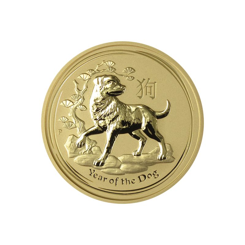 Australien 100 $ Lunar II  Hund, 1 Unze  2018