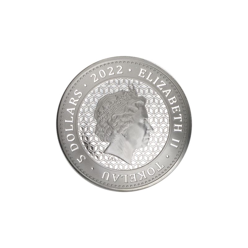 Tokelau 5 Dollar Bull and Bear 2022
