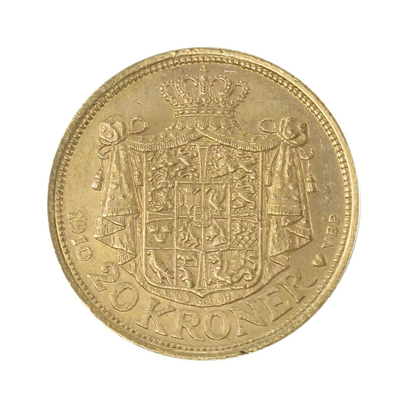Dänemark Frederik VIII  1910, 20 Kroner Gold 