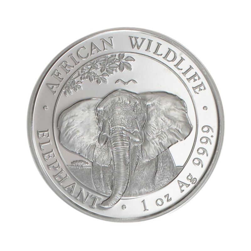 Somalia 100 Sh. Elefant  2021, 1 Unze