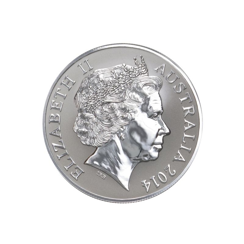 Australien 1$ Känguru 2014, 1 oz  Silber