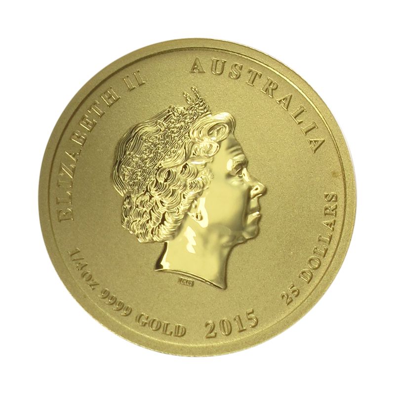Australien 25$ Lunar II  Ziege, 1/4 Unze  2015