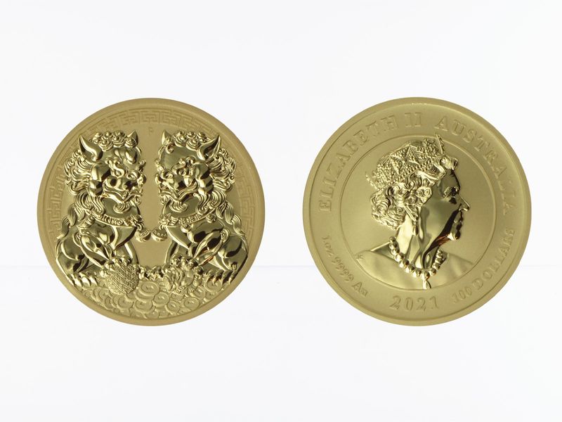 Australien 100 $ Double Pixiu 2021  