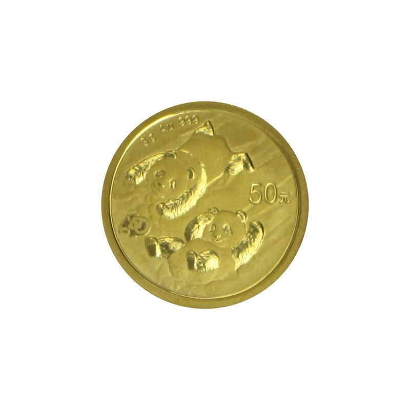 China 50 Yu  Panda 2022, 3 Gramm Feingold