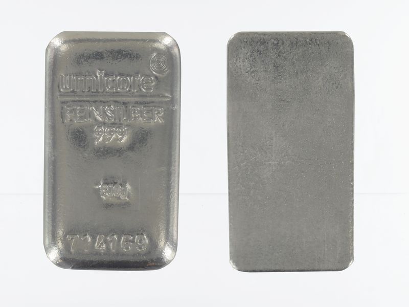 500 Gramm Silberbarren 999,9 Feinsilber