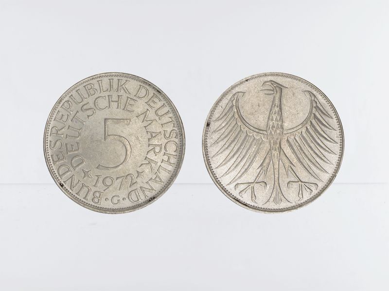 LAGER ------BRD 5 DM Kursmünze 1951-74 