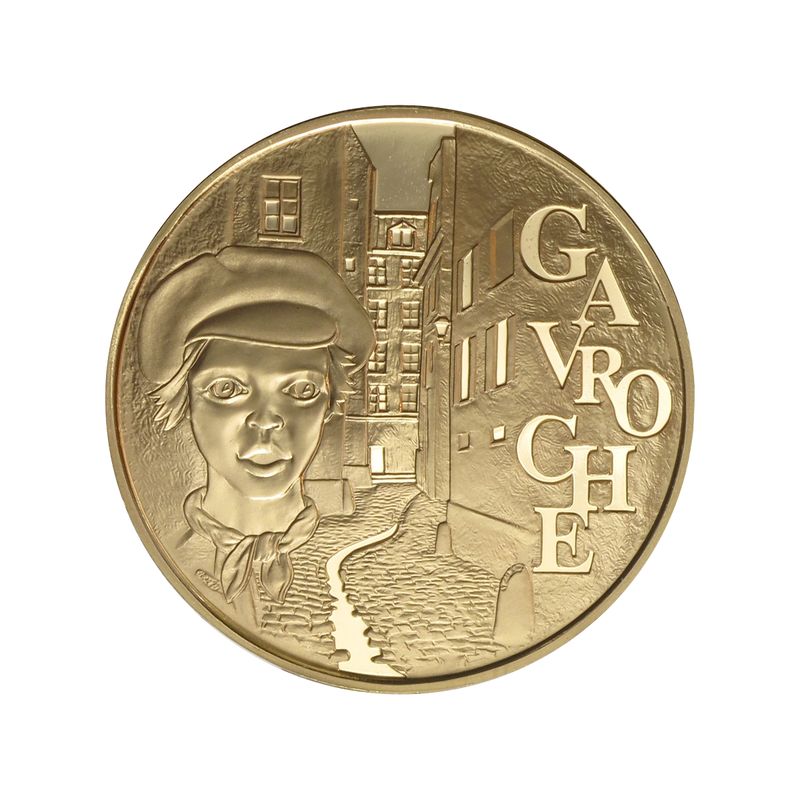 Frankreich 20 Euro Gold, 2002, Victor Hugo, Gavroche