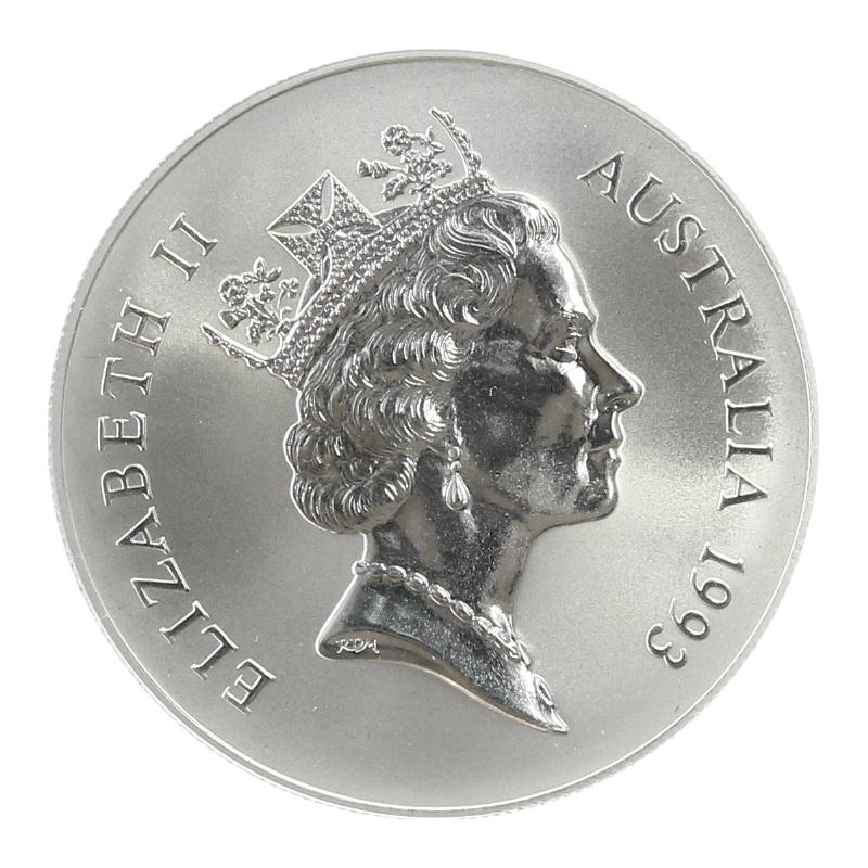 Australien 1$ Känguru 1993, 1 oz  Silber