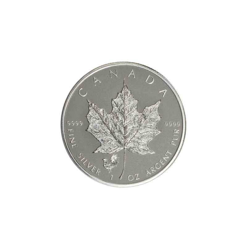Kanada 5$ Maple Leaf 2017, Privy Jahr des Hahns