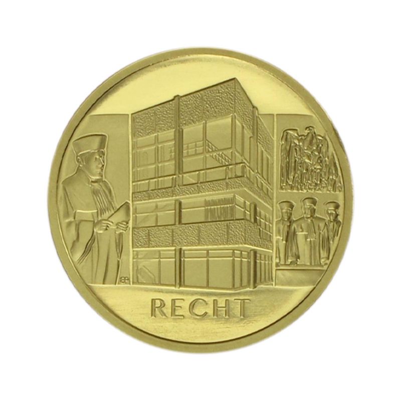 BRD 100 Euro Gold, 2021, Recht, Säulen der Demokratie A