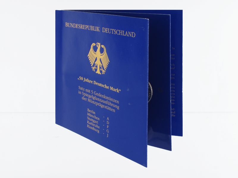 50 Jahre DM (5) A D F G J kpl. PP, Blister