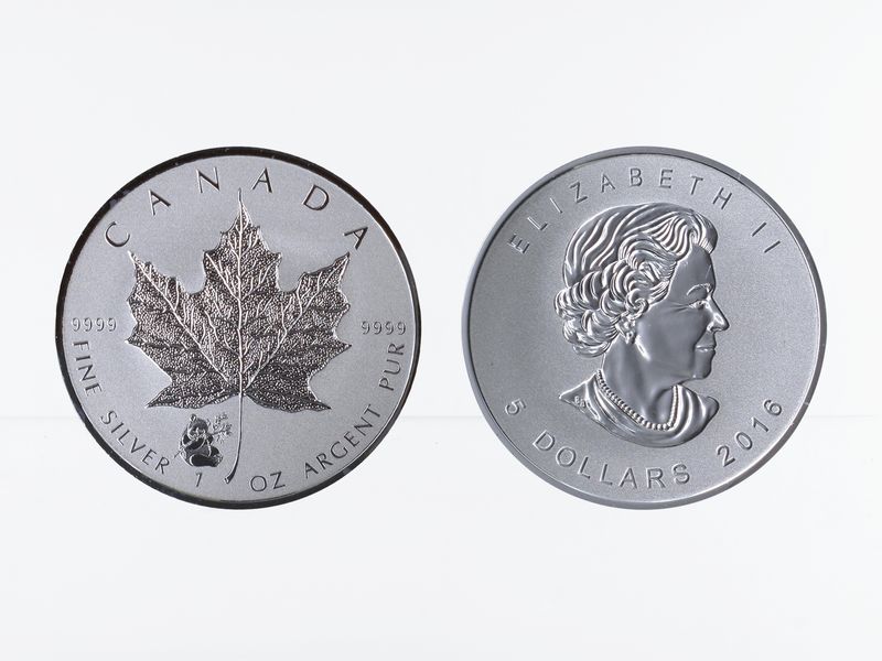 Kanada 5$ Maple Leaf 2016, Privy Mark  Panda