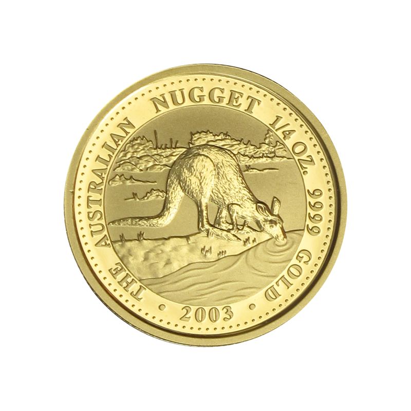 Australien 25 $ Nugget Känguru, 1/4 Unze  2003