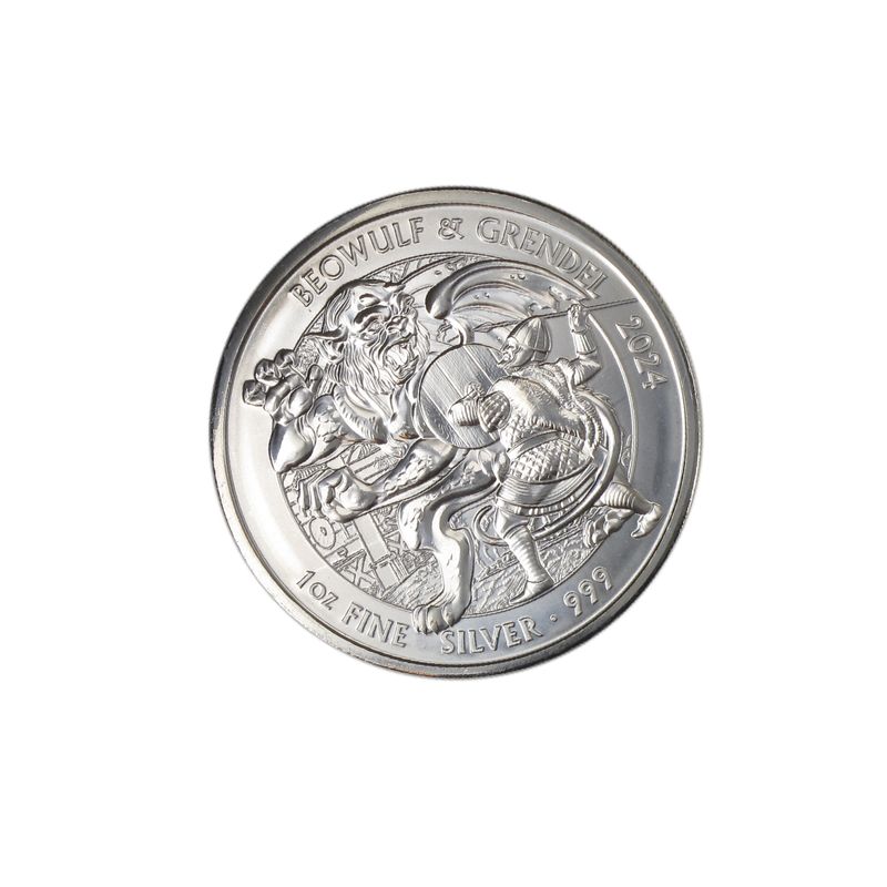 GB 2 Pfd. Silber Myths and Legends Beowulf and Grendel 2024, 1 oz