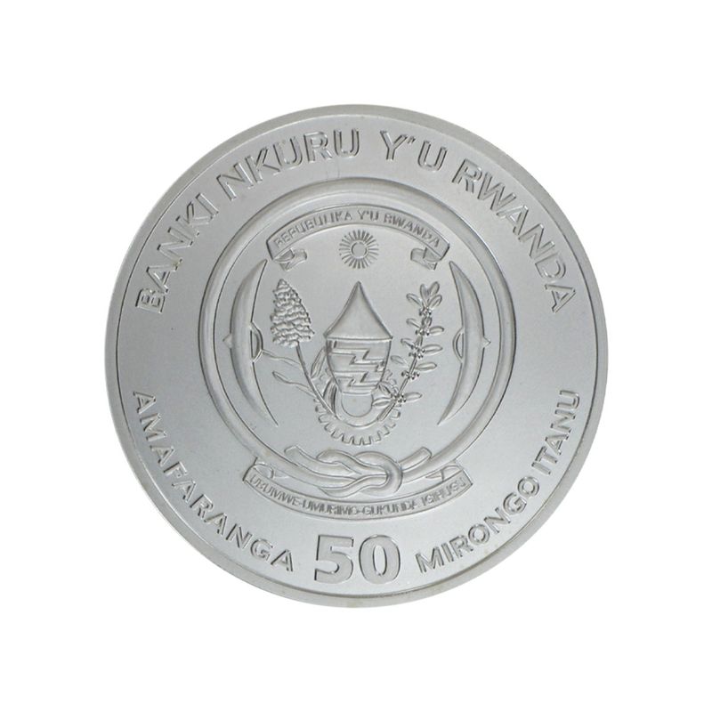 Rwanda 50 R  Tiger 2022, 1 Unze