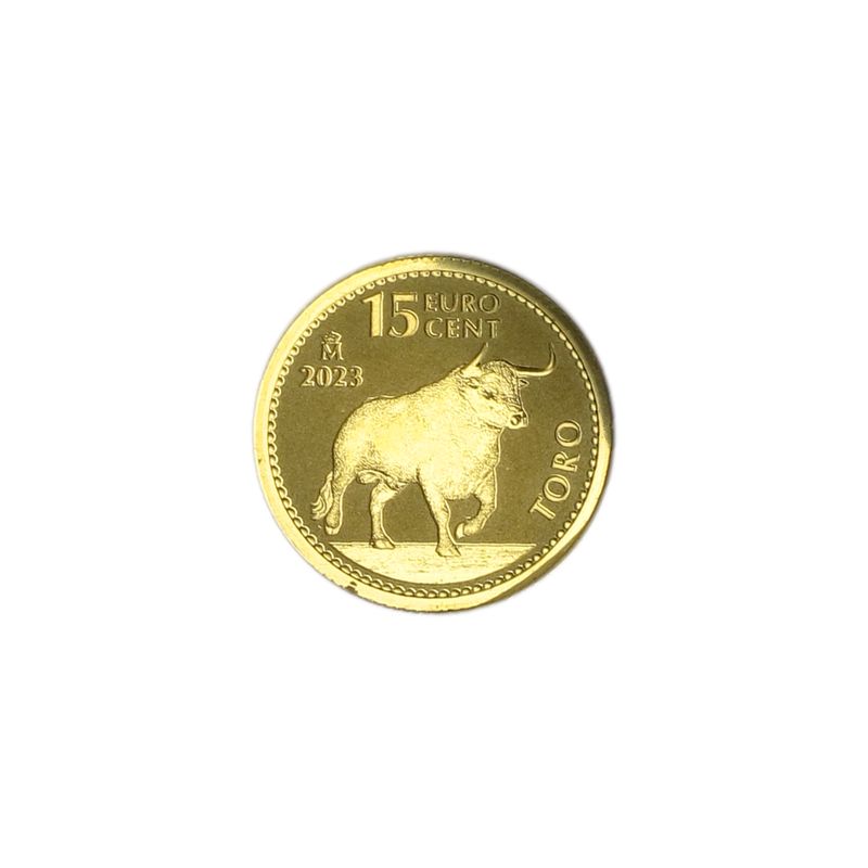 Spanien 0,15 Euro Gold, 2023, Stier