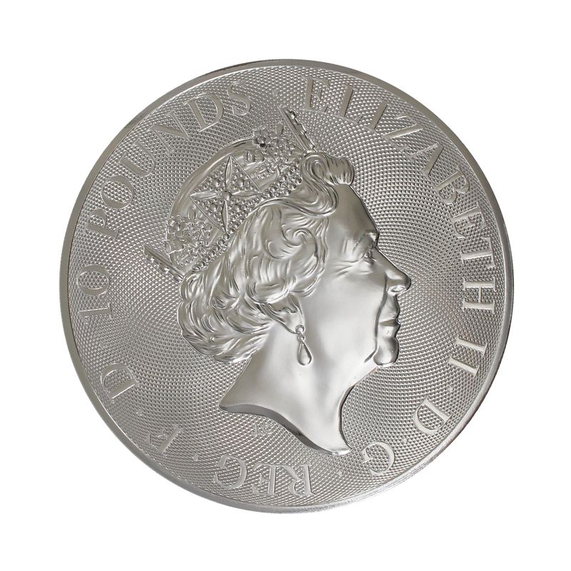 GB 10 Pfd. Silber Queens Beasts Black Bull  2019, 10 oz