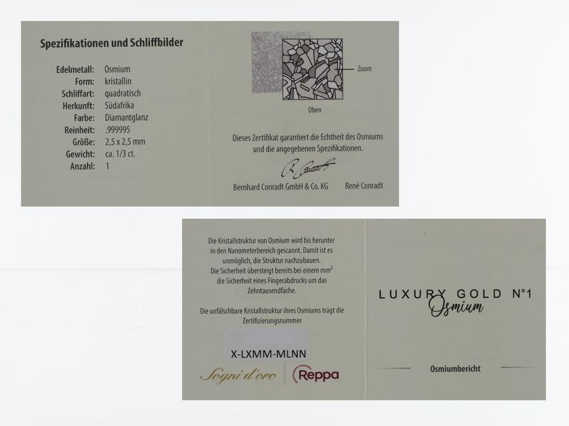 Guinea 5000 Francs Gold, 2025, Stier mit Osmium 