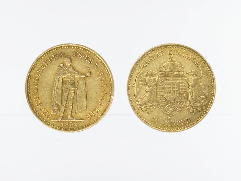Ungarn 10 Korona Joseph I. 1892