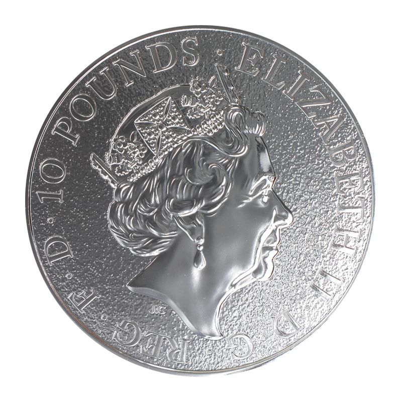 GB 10 Pfd. Silber Queens Beasts Lion 2017, 10 oz