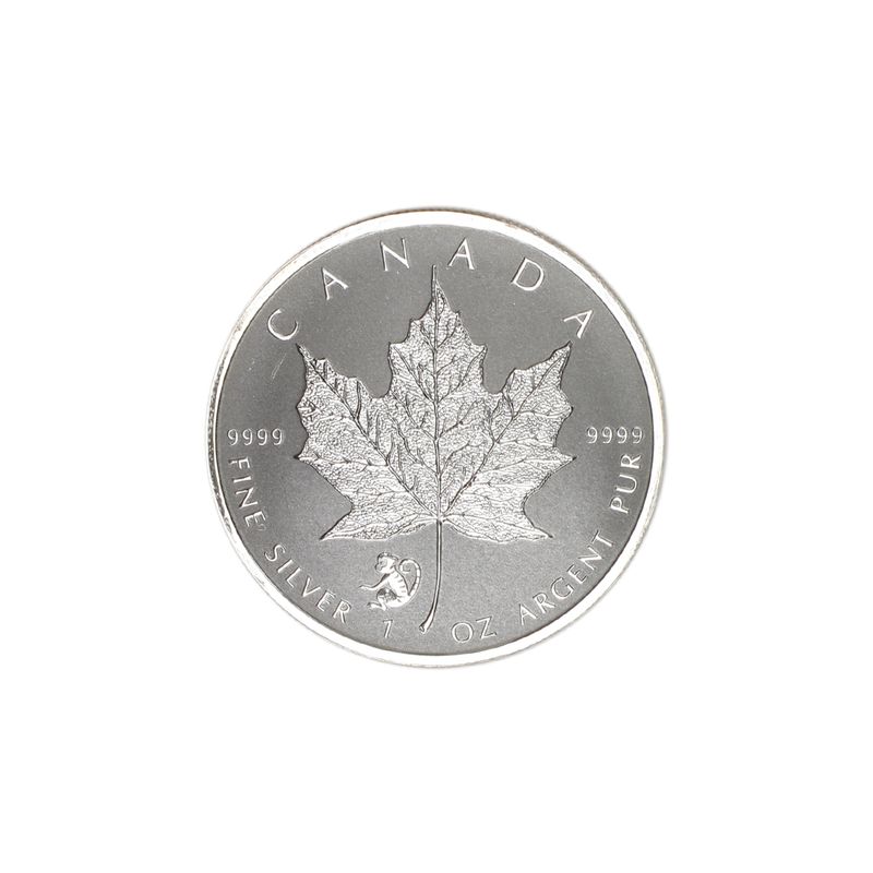 Kanada 5$ Maple Leaf 2016, Privy Mark  Jahr des Affen