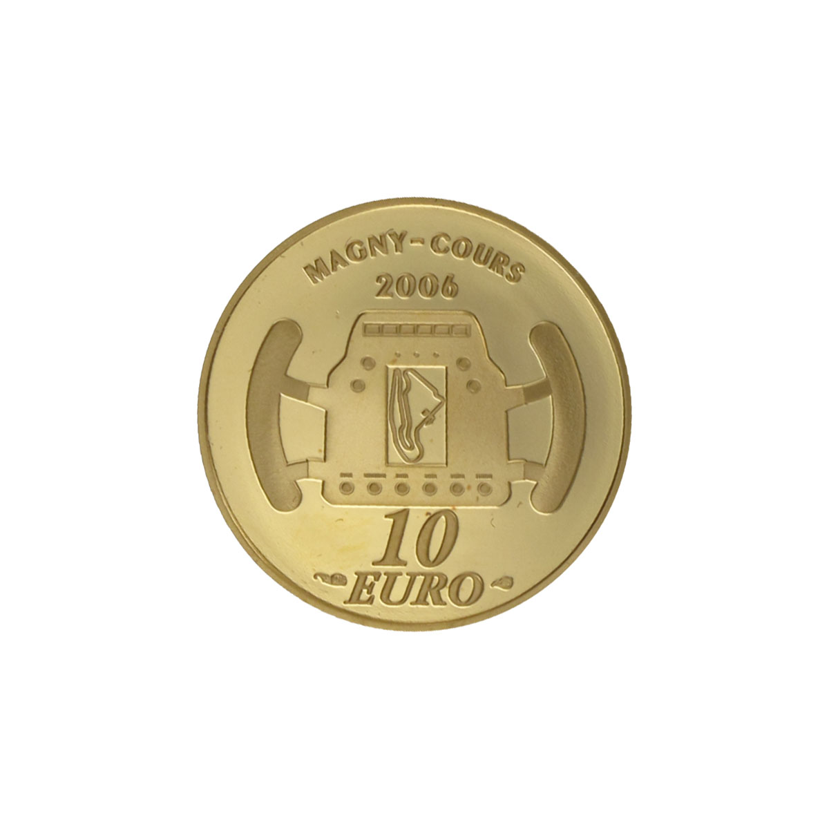 Frankreich 10 Euro Gold, 2006,  Le Mans Formel 1 WM