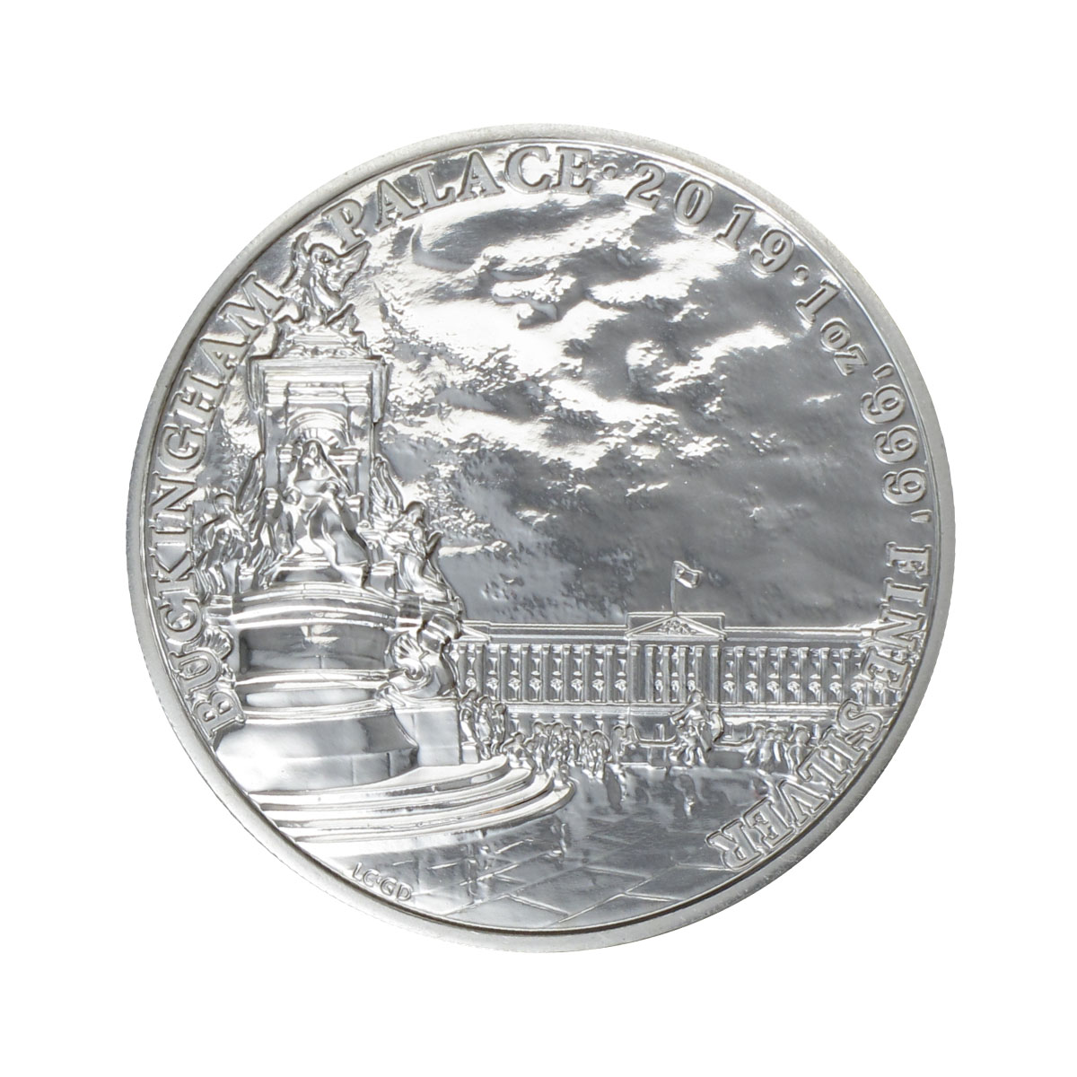 GB 2 Pfd. Silber Buckingham Palace 2019, 1 oz