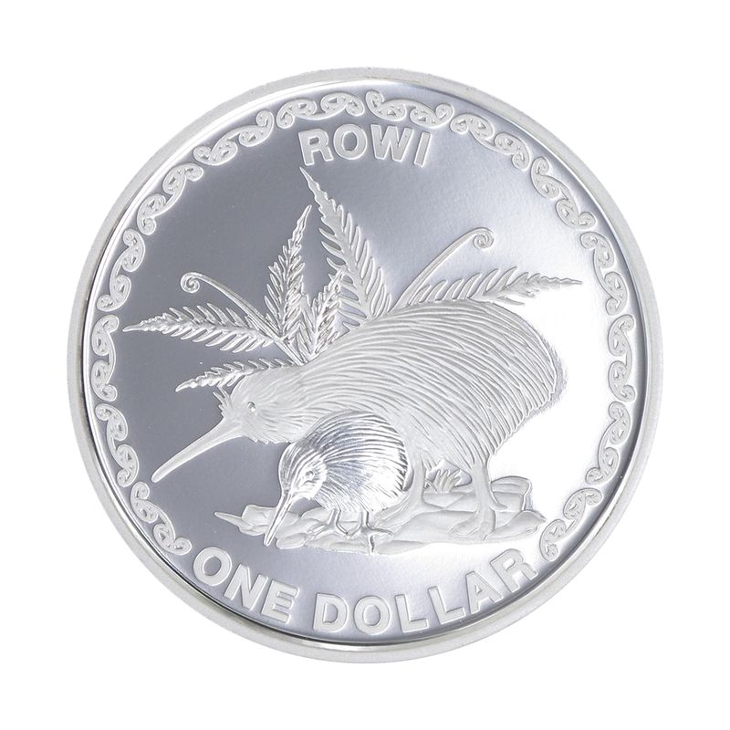 Neuseeland 1$ Kiwi 2005, 1 oz  Silber proof (B+C)