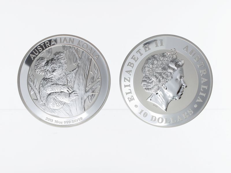 Australien 10 $ Koala 2013, 10 Unzen  Silber
