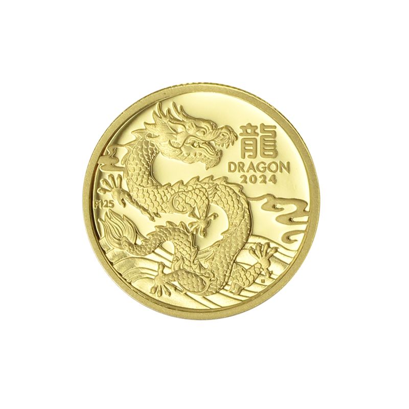 Australien 25$ Lunar III  Drache, 1/4 Unze  2024, PP