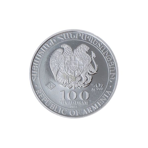 Armenien 100 D. Arche Noah, Tube,  20 x 1/4 Unze