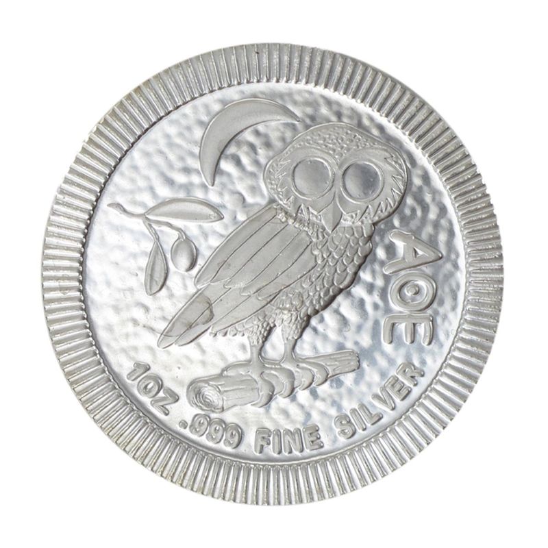 Niue 2 $  Eule von Athen  2019, 1 Unze