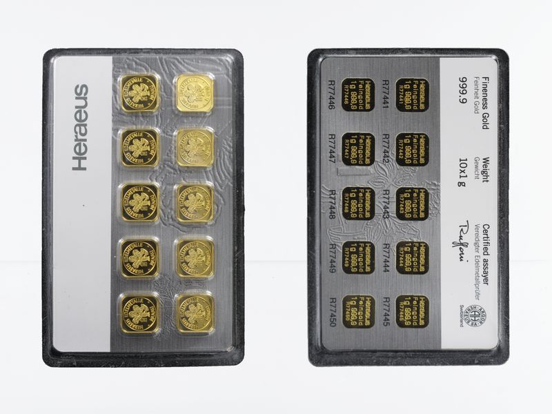 10 Gramm MultiCard (10x 1gr)  999,9 Feingold