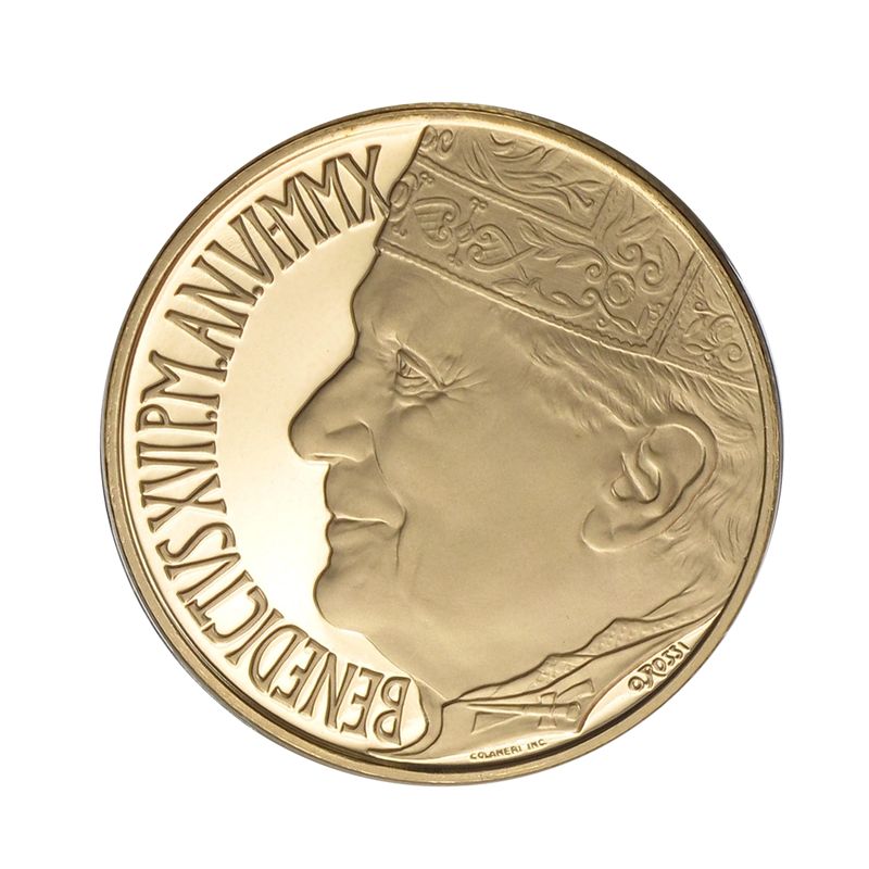 Vatikan 50 € Gold, 2010, Bildhauerkunst original