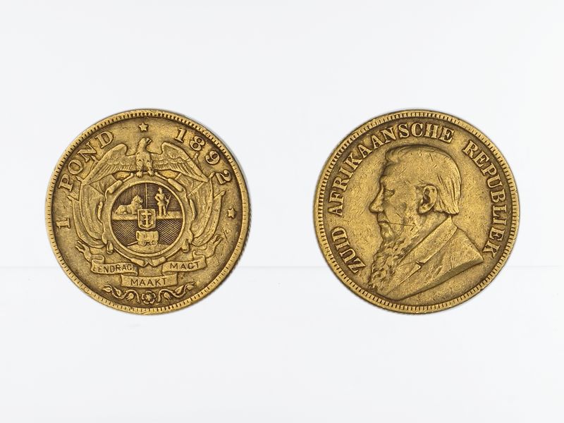 Südafrika 1 Pound Zuid Afrikaanische Republik 1892