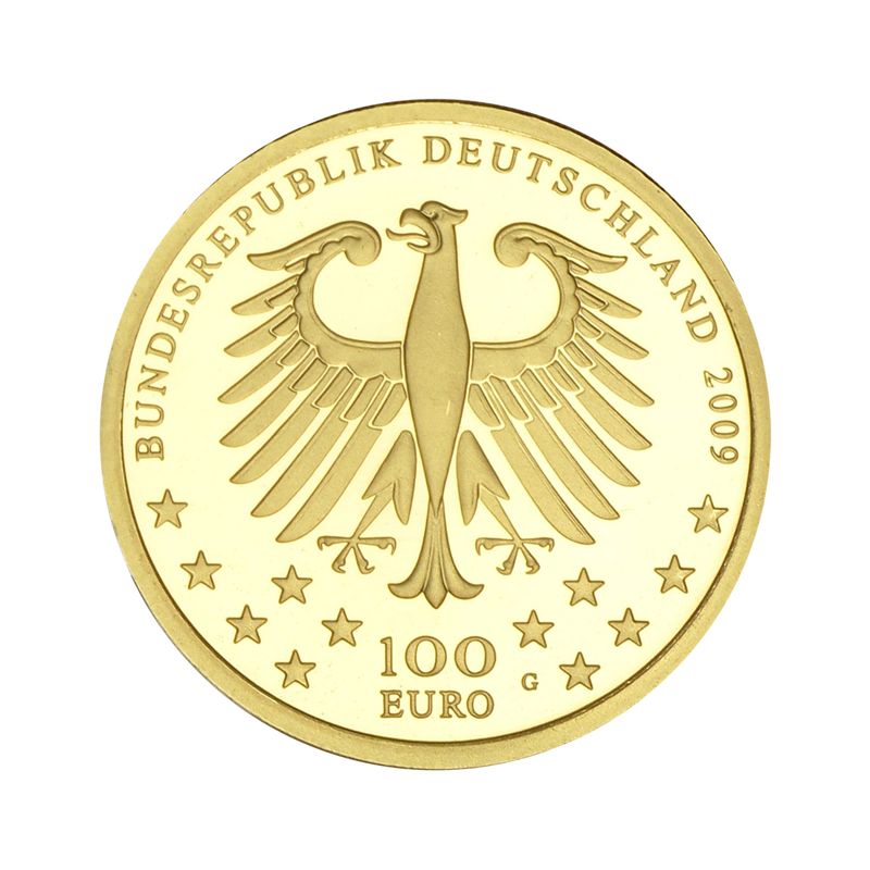BRD 100 Euro Gold, 2009 D, Trier, original