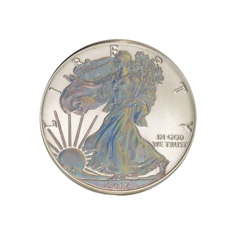 USA 1 Dollar Silver Eagle 2017 Hologramm