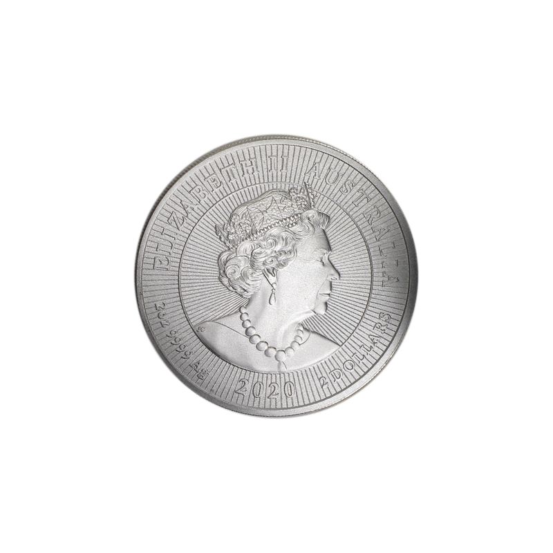 Australien 2$ Next Generation Kookaburra 2020, 2 oz  Silber