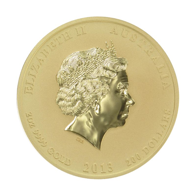 Australien 200 $ Lunar II  Schlange, 2 Unzen  2013