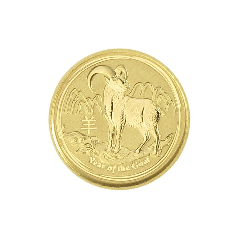 Australien 5$ Lunar II  Ziege, 1/20 Unze  2015