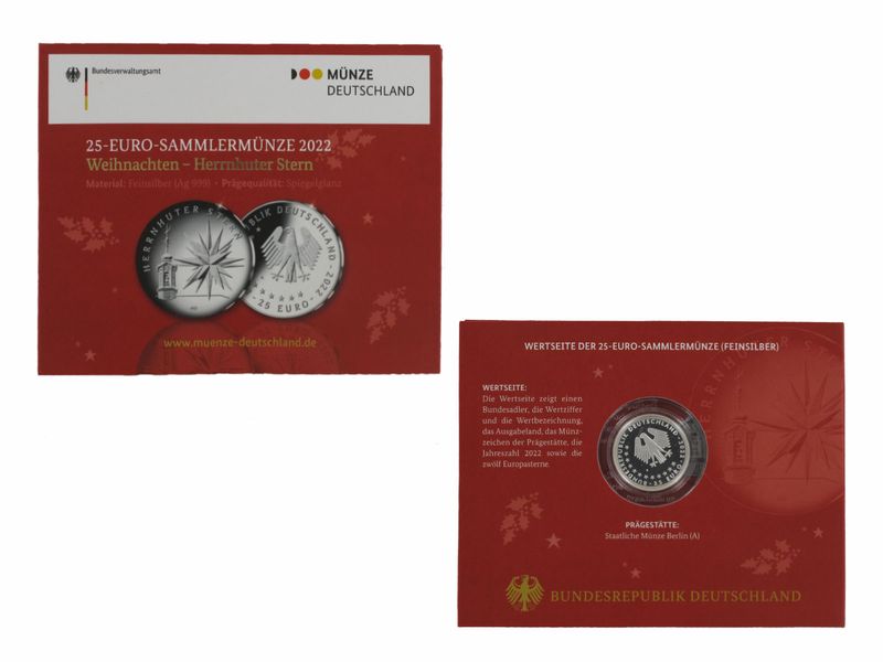 25 € Geburt Christi J, 2021 Blister PP