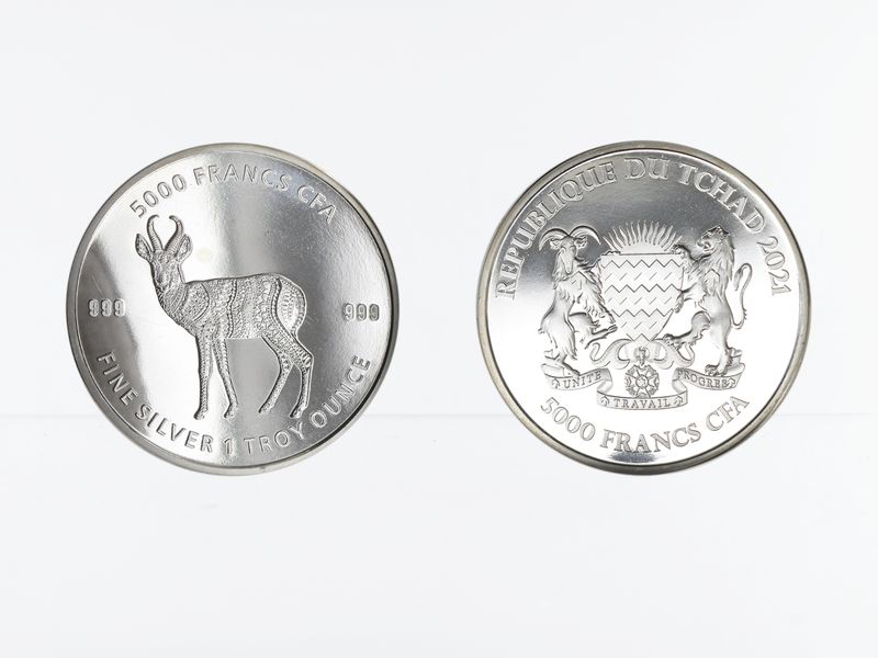 Tschad 5000 Fr. Mandala Antilope 2021