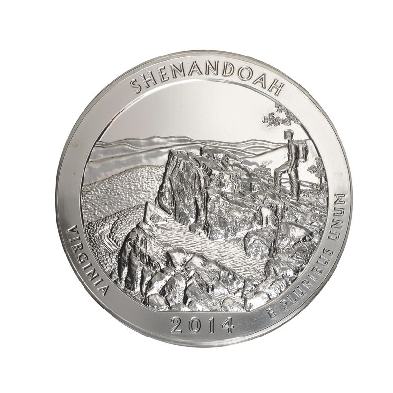 USA 1/4 $ American the Beautiful 2014, Virginia 5 oz