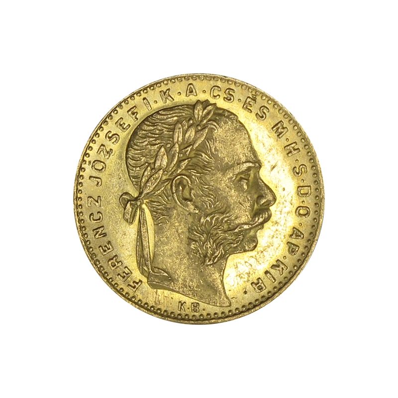 Ungarn 20 Fr/8 Ft. Franz Joseph I. 1882