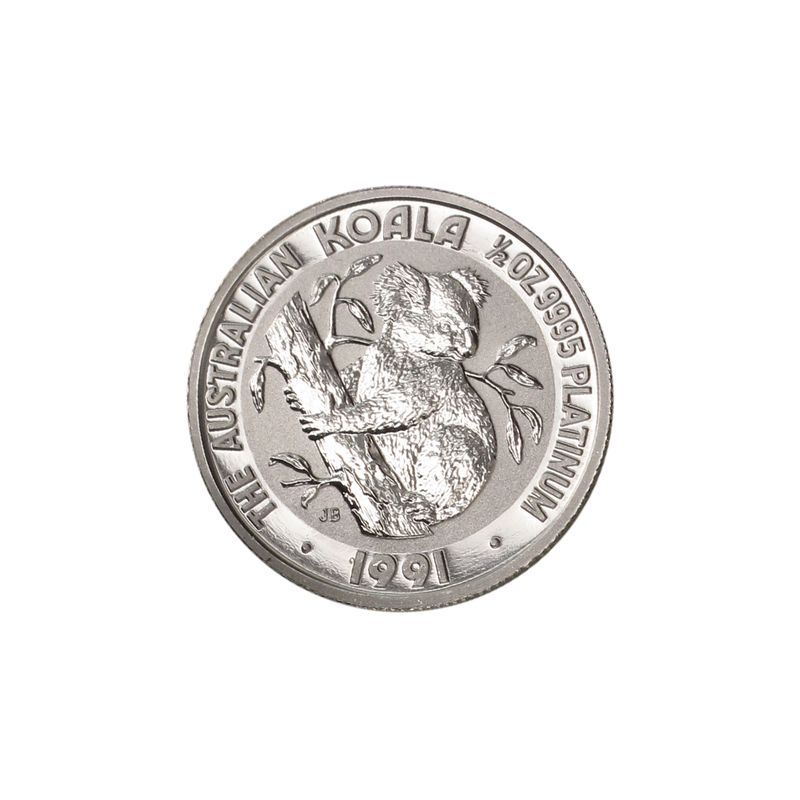 Australien 50 $ Platin  Koala, 1/2 Unze  1991