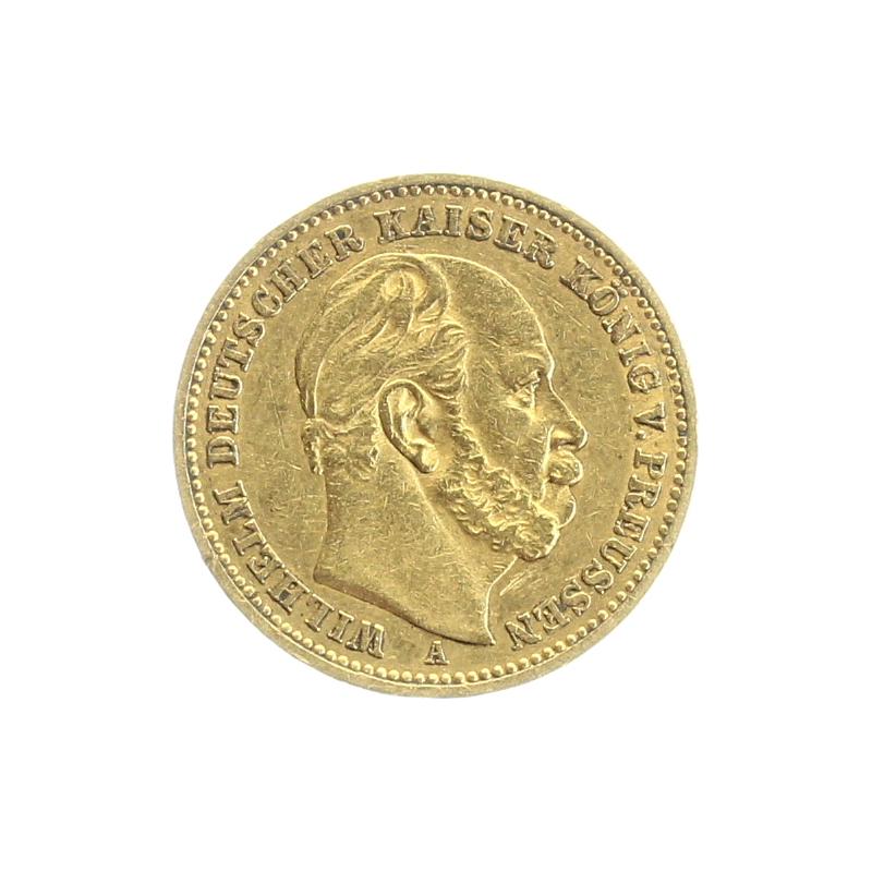 Preussen, 20 Mark Gold, Wilhelm I, 1885 A , Jg. 246