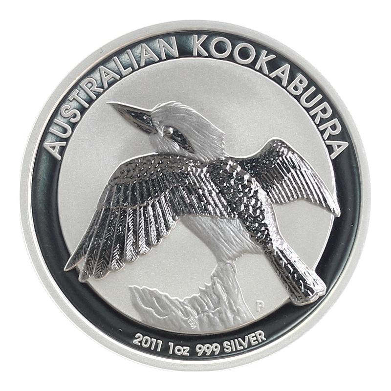 Australien 1$ Kookaburra 2011, 1 oz  Silber