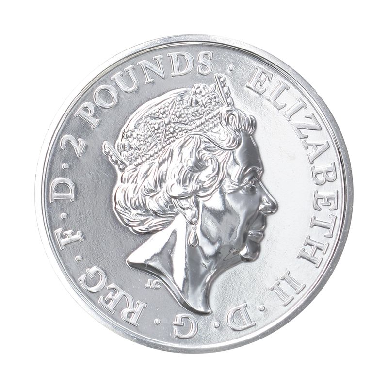 GB 2 Pfd. Silber Lunar 2016 Affe, 1 oz